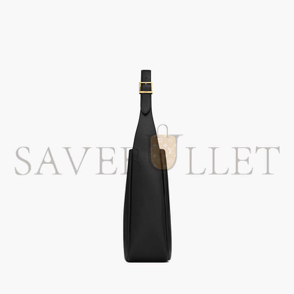 ysl le 5 À 7 S*pple large in grained leather 753837aaauq1000 (31*30*13cm)